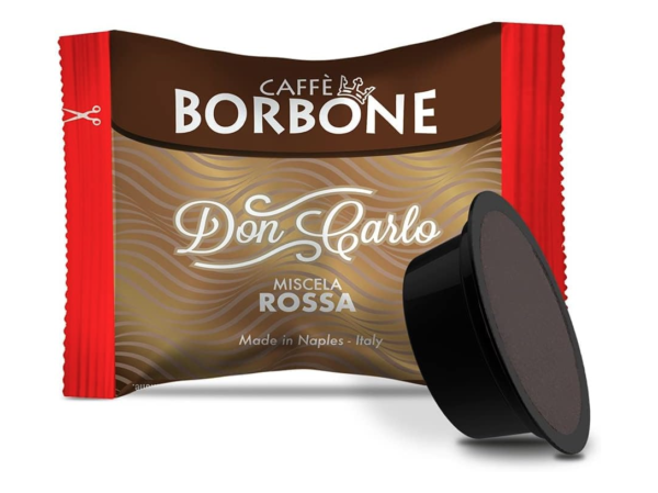 Caffè Borbone Don Carlo, Miscela Rossa - 100 Capsule, Compatibili con Macchine Lavazza®* A Modo Mio®* (1 confezione da 100)