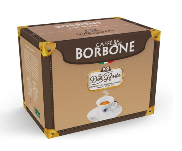 Caffè Borbone Don Carlo, Miscela Rossa - 100 Capsule, Compatibili con Macchine Lavazza®* A Modo Mio®* (1 confezione da 100) - immagine 2