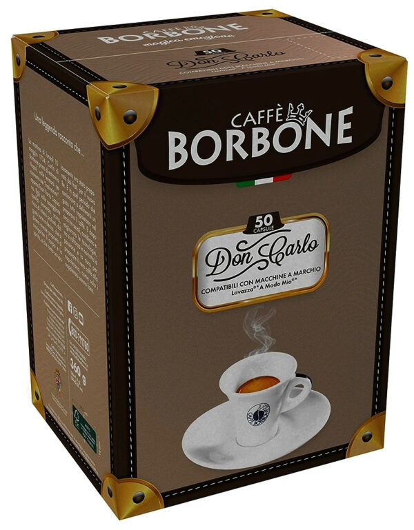 50 Capsule Borbone Compatibili Don Carlo Miscela VERDE DEK - immagine 5