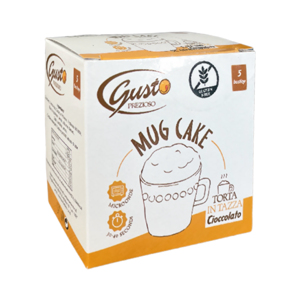 Mug Cake Gusto Prezioso 5 Pz Torta in Tazza al Cioccolato da Microonde
