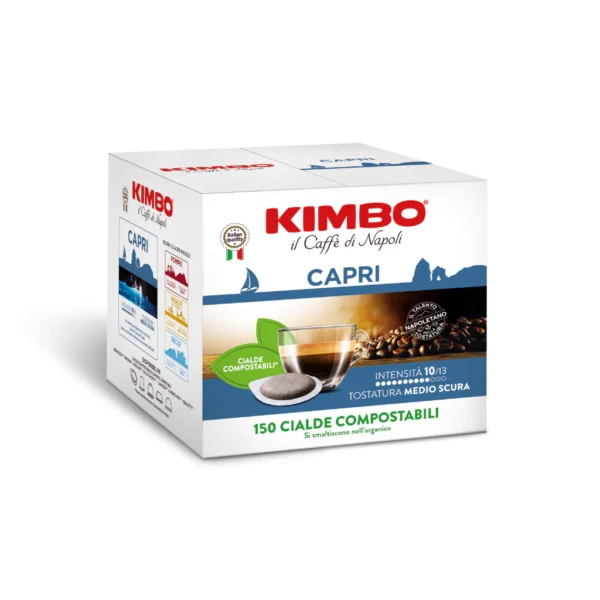 kimbo cialde compostaboili ese 44 caffe borbone delicato gusto aroma prezzo